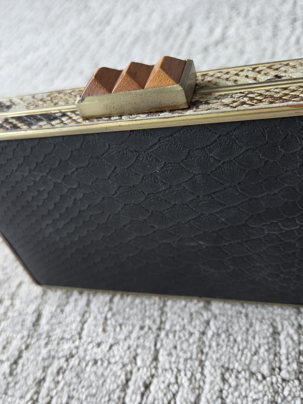 Rachel ROY Black Clutch